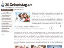 Tablet Screenshot of 30geburtstag.net